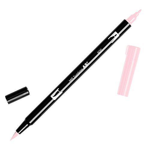 Tombow ABT-800 Fasermaler Dual Brush Pen mit zwei Spitzen, pale pink von Tombow