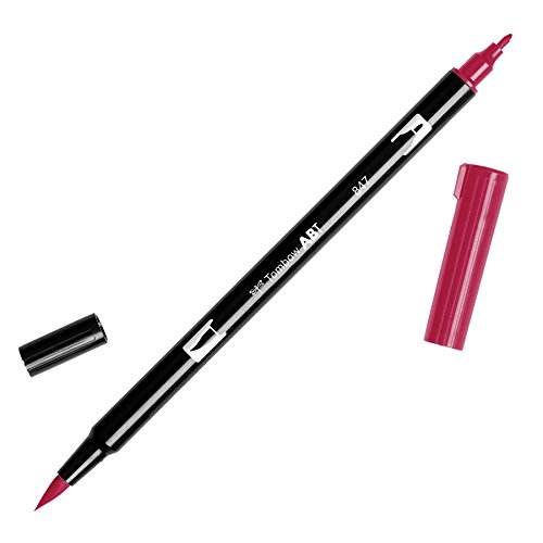 Tombow Fasermaler ABT Dual Brush Pen mit zwei Spitzen, crimson AB-T847 847 - crimson Tombow Fasermaler ABT Dual Brush Pen mit zwei Spitzen, crimson AB-T847 847 - crimson von Tombow