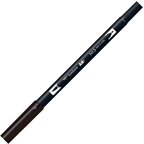 Tombow ABT Dual Pinselstift, Schwarz, 6 Stück Tombow ABT Dual Pinselstift, Schwarz, 6 Stück von Tombow