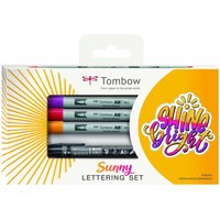 Tombow Schreibset Sunny Lettering farbsortiert von Tombow