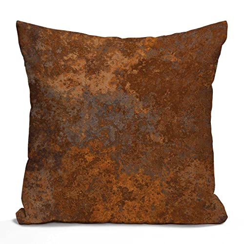 Tomda Kissenbezug, Braun, Kupfer, altrostiges Metall, hohe Auflösung, Orange, rustikal, dekorativer Kissenbezug, Kissenbezug für Sofa, Schlafzimmer, Auto, 45 x 45 cm Tomda Kissenbezug, Braun, Kupfer, altrostiges Metall, hohe Auflösung, Orange, rustikal, dekorativer Kissenbezug, Kissenbezug für Sofa, Schlafzimmer, Auto, 45 x 45 cm von Tomda