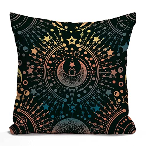Tomda Moon & Star Alchemy Magische Astrologie Jute-Kissenbezug Überwurf Kissenbezug Couch Sofa Dekorativ Quadrat 45 x 45 cm 18 x 18 Zoll Tomda Moon & Star Alchemy Magische Astrologie Jute-Kissenbezug Überwurf Kissenbezug Couch Sofa Dekorativ Quadrat 45 x 45 cm 18 x 18 Zoll von Tomda