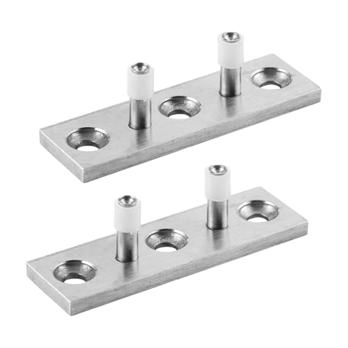 2 PCs Schiebetür Guide, Edelstahlbodenrollenhandbuch Einstellbare Tür unteren Teile Haushaltshardware -Zubehör für Home Office -Nutzung von Tomedny