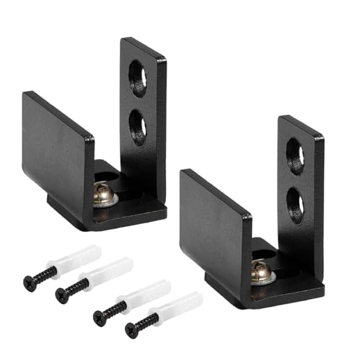 2 Stcs Floor Guide, Schiebetürbodenanleitung Einstellbare Wandmontage Roller -Scheunentür -Hardware mit Schraube für Home Office von Tomedny