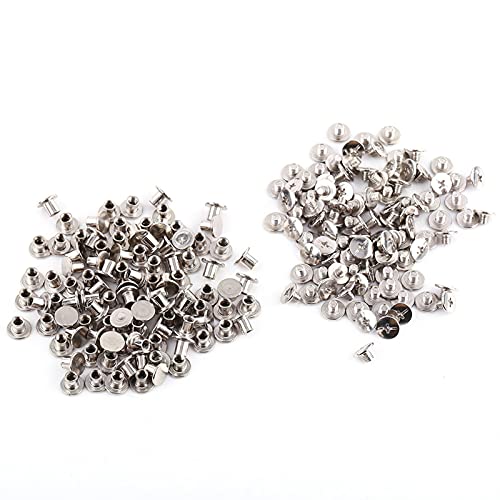 200PCS Chicago Screws, Belt Screws for Leather Leather Rivets Binding Screws Screw Rivets Kits for Photo Albums Scrapbooks 200PCS Chicago Screws, Belt Screws for Leather Leather Rivets Binding Screws Screw Rivets Kits for Photo Albums Scrapbooks von Tomedny
