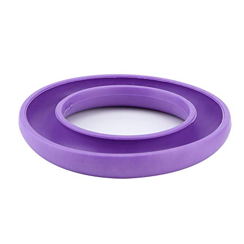 2PCS Round Bobbin Holders, Sewing Bobbin Holder Silicone Rubber Ring Handicraft Storage Case Needles Saver for Sewing Machine (Purple) von Tomedny