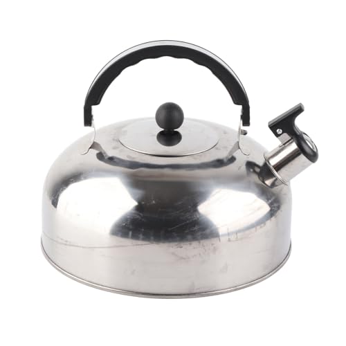 3L Pfeifkessel, pfeifen der Tee kessel aus Edelstahl Teekanne mit ergonomischem Griff für Zuhause von Tomedny