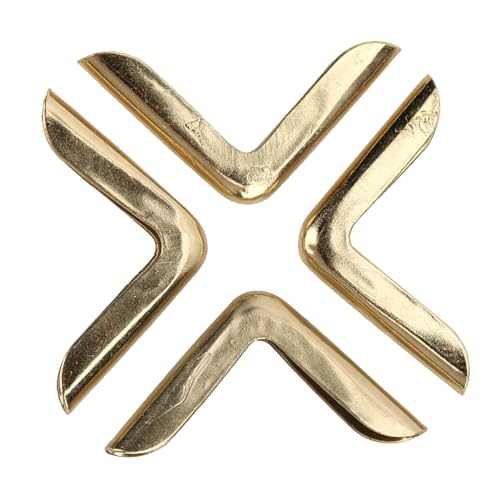 50PCS Metall Buch Ecke Schutz, Scrap booking Foto Montage Ecken Buch Rand Abdeckung Schutz 2,2mm für Menü Fotoalbum Scrap book von Tomedny