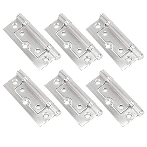 6PCS Door Hinges, Stainless Steel Folding Hinges Heavy Duty Gate Hinges Door Hinge Replacements for Furniture Cabinet Wardrobe von Tomedny