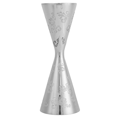 Cocktail Jigger, Heavy Duty Edelstahl Doppel Cocktail Jigger Alkohol Messbar Werkzeug mit Messungen im Inneren für Barten den (60 ml 90 ml) von Tomedny