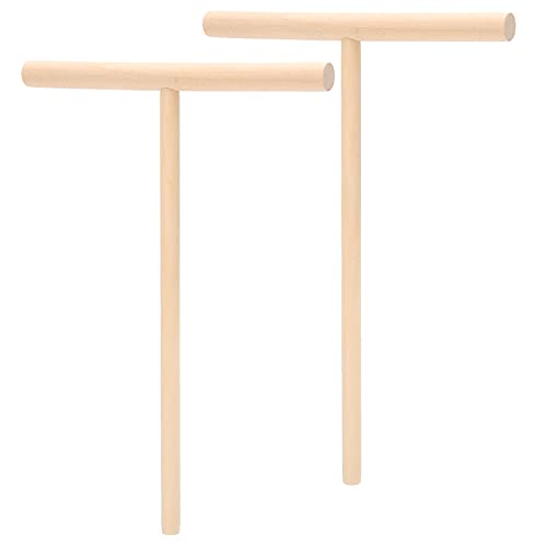 Crepe Spreader and Spatula Kit, Wooden Spatula Pancake Tool T Shaped Batter Spreaders Round Food Pastry Tool for Flat Tortilla Shells Crepe Spreader and Spatula Kit, Wooden Spatula Pancake Tool T Shaped Batter Spreaders Round Food Pastry Tool for Flat Tortilla Shells von Tomedny