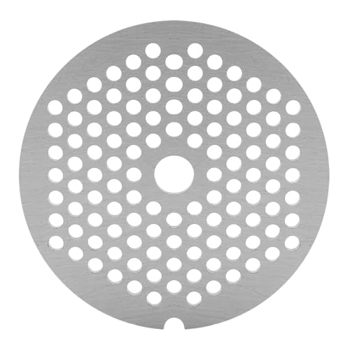 Fleischschleifer Klingen, Kohlenstoffstahl Lebensmittelschneider Crusher Minner Plate Discmesser Discmesser Ersatzzubehör für Heimküche (Kleines runde Loch 3mm) von Tomedny