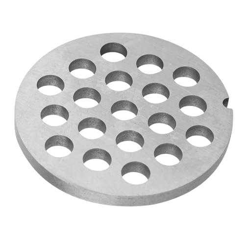Fleischschleifer Klingen, Kohlenstoffstahl Lebensmittelschneider Crusher Minner Plate Discmesser Discmesser Ersatzzubehör für Heimküche (Kleines runde Loch 8mm) von Tomedny