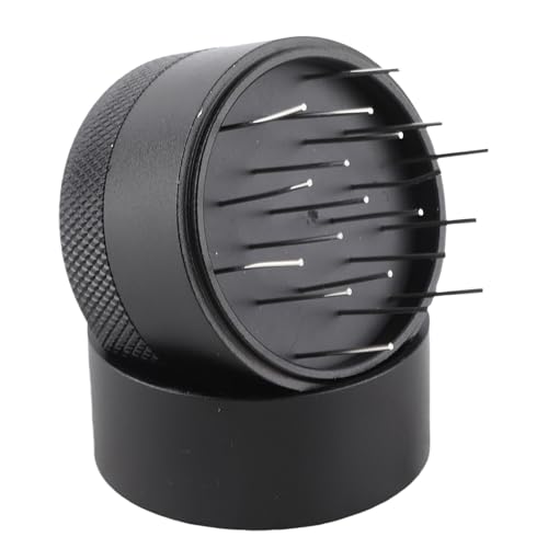 Kaffeenadel-Verteiler, Edelstahl rührer werkzeug mit Basis Handnadel-Verteilungs werkzeug Kaffee rührer für den Heimgebrauch ﻿ (53 mm) von Tomedny