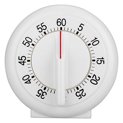 Küchen-Timer, mechanischer Küchen-Timer 60 Minuten Wecker in runder Form Kochring-Wecker für Klassen Zimmer, Haus, Studium und Kochen von Tomedny