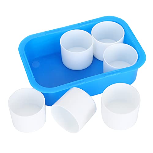 Malenbecher mit Aufbewahrungsbox, 6 Stcs kleine Farbmischbecher Plastik -Aquarell -Behälter zum Mischen von Lackierdiy Craft Kids von Tomedny