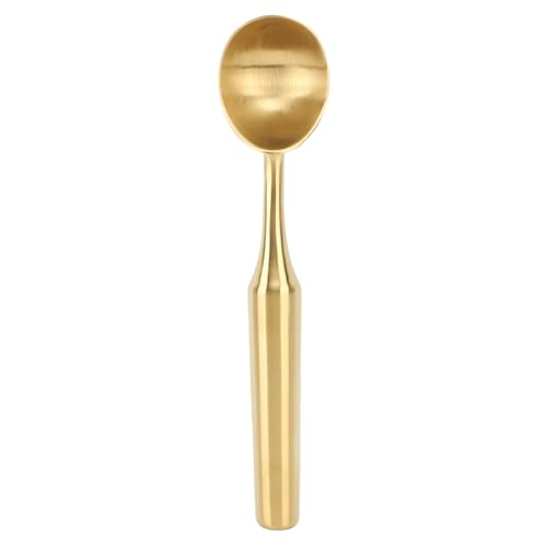 Melonenballer, Edelstahl -Eiscreme Scoop extra kleiner Keksschaufel für graben Zellstoffabscheider Obstkeks (Gold) von Tomedny