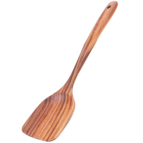 Nicht -STICK -Holzspatel, Nicht -Scratch -Holz -Flach -Spurtle -Holzkochutensilien mit langem Griff für Küchenkochen Nicht -STICK -Holzspatel, Nicht -Scratch -Holz -Flach -Spurtle -Holzkochutensilien mit langem Griff für Küchenkochen von Tomedny