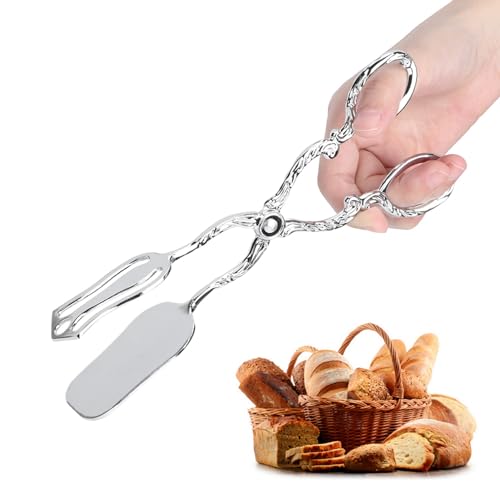 Servierzange, 2pcs Vintage Food Tongs Food Buffet Clips Zink Legierung Brot Servierwerkzeug Küchentheft Geschirr für Tee Party Kaffee Bar Servierzange, 2pcs Vintage Food Tongs Food Buffet Clips Zink Legierung Brot Servierwerkzeug Küchentheft Geschirr für Tee Party Kaffee Bar von Tomedny