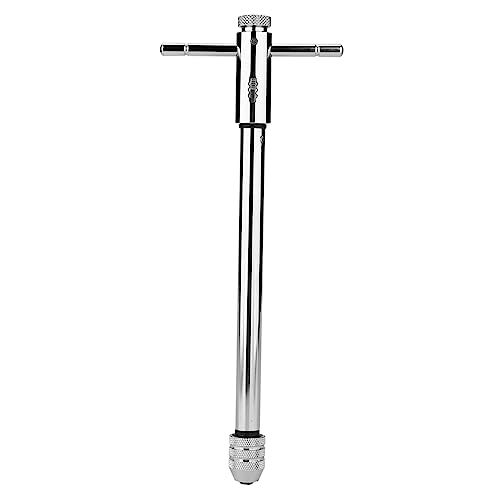 T -Handle -Tap -Schraubenschlüssel, t geformtes Tapfhalter -Schrench einstellbares Handklopfwerkzeug M3 M8 M5 M12 Schraubengewinde -Metrik -Stecker für den Startgebrauch (M3-M8 lang) von Tomedny