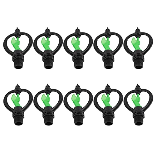 Tomedny 10PCS Bewässerungs Sprinkler, G1/2in Sprüh Sprinkler Schmetterlinge geformte Düse Einstellbare Zerstäuber düsen für Landwirtschaft liche Bewässerung von Tomedny