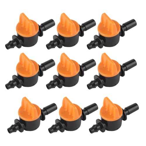 Tomedny 50pcs Tropfbewässerungsventil, Tropfbewässerung Ausschalten Schalterventil Garten Wasserrohranschluss Außer Durchmesser 6 mm/0,2 Zoll für Garten Rasenflächenpflanzen Tomedny 50pcs Tropfbewässerungsventil, Tropfbewässerung Ausschalten Schalterventil Garten Wasserrohranschluss Außer Durchmesser 6 mm/0,2 Zoll für Garten Rasenflächenpflanzen von Tomedny