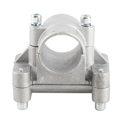 Tomedny Handle Bracket Clamp, 26/28mm Handle Bracket Clamp with Bolts Handheld Holder Gardening Accessories for Strimmer Trimmer Brushcutter Tube (（28，19）) von Tomedny