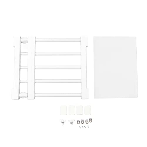 Tomedny Kleiderschrankspannungsschelf, erweiterbares Schrankschelfschelf -DIY -Speicher -Organisator DIY Divider Separator Storage Regal Regal Rack für Garderobe (30-40 cm / 11,8-15,7 Zoll Länge) von Tomedny
