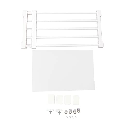 Tomedny Kleiderschrankspannungsschelf, erweiterbares Schrankschelfschelf -DIY -Speicher -Organisator DIY Divider Separator Storage Regal Regal Rack für Garderobe (50-80 cm / 19.7-31,5 Zoll Länge) von Tomedny