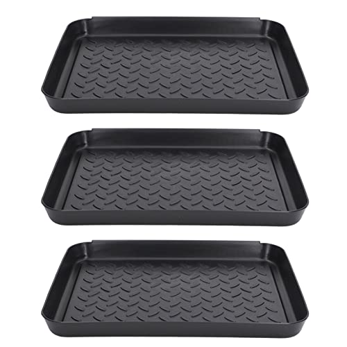 Tomedny Kofferraumschale, Schwarze Plastikschuhmatte 3 Packschuh -Aufbewahrungsmatten -Kofferraumschale für das Eingangsspiel für alle Wetter- und Außenbereiche Tomedny Kofferraumschale, Schwarze Plastikschuhmatte 3 Packschuh -Aufbewahrungsmatten -Kofferraumschale für das Eingangsspiel für alle Wetter- und Außenbereiche von Tomedny