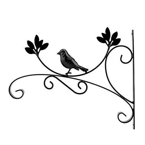 Tomedny Metallpflanzenhaken, hängende Pflanzenhalterung Hochleistungssteuerdekorative Wandhaken für hängende Blumentopf Wandbügel für Blumenkörbe Vogelfutterlaternen für Hausgarten von Tomedny