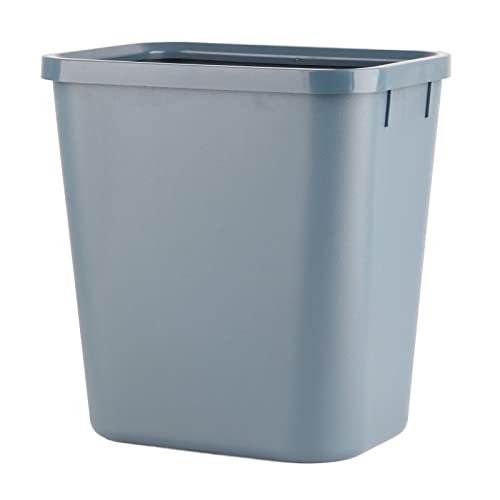 Tomedny Mülleimer Dose Abfallkorb, 8l rechteckige Kunststoffabfall -Mülleimer Stapelmüllkorb Offener Top -Müllbehälter verdicken Müllbehälterbehälter für Küchenbadezimmer Schlafzimmer (Grau) von Tomedny