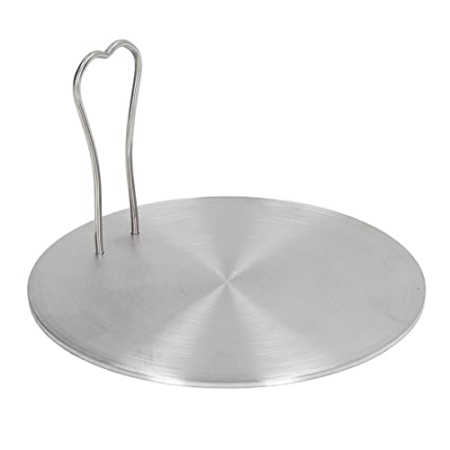 Wärmediffusorplatte, Induktionsadapterplatte aus Edelstahl Abnehmbarer Diffusor -Adapter -Kochgeschirr Zubehör für Gasherdglas Kochfeld (18#) von Tomedny