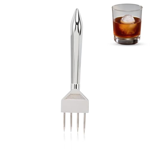 Zinklegierung Ice Pick, Schnitzbarketender Werkzeug Chipper Tool Ice Chipper Crusher Manual Full Metall für Kitchen Bar Restaurant (Styel A) von Tomedny