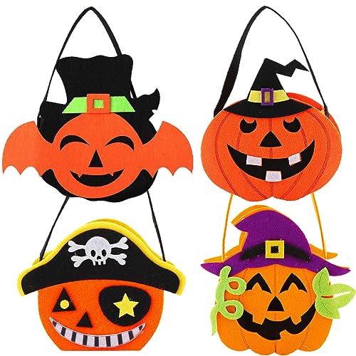 Tomicy Halloween Candy Bag Kürbis Candy Bag Trick Or Treat Bag Candy Box Gunst Tasche Goodie Bag Beutel Party Gunst für Kinder Halloween Party Liefert von Tomicy