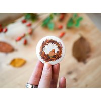 Herbst Kranz Mit Maus - Kühlschrank Magnet | Maxi von TomkeundJona