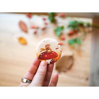 Herbst Maus - Kühlschrank Magnet | Maxi von TomkeundJona