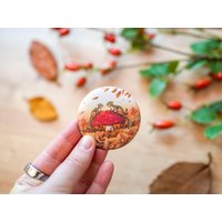 Herbst Streifenhörnchen - Kühlschrank Magnet | Maxi von TomkeundJona