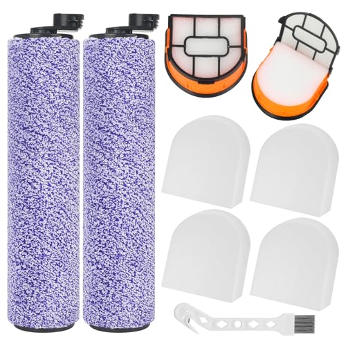 Zubehörset für Shark HydroVac HydroVac XL 3-in-1/Cordless Pro XL WDB1F avec (2 Walzenbürste+ 2 Filtres + 4 Contons Filterwatte + 1 Reinigungsbürste) von Tomkity