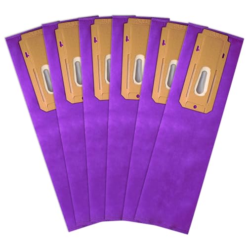 6 Packungen Typ CC HEPA Staubsaugerbeutel, kompatibel mit allen Oreck Elevate Modellen, AK1CC6H, Violett von Tomkity