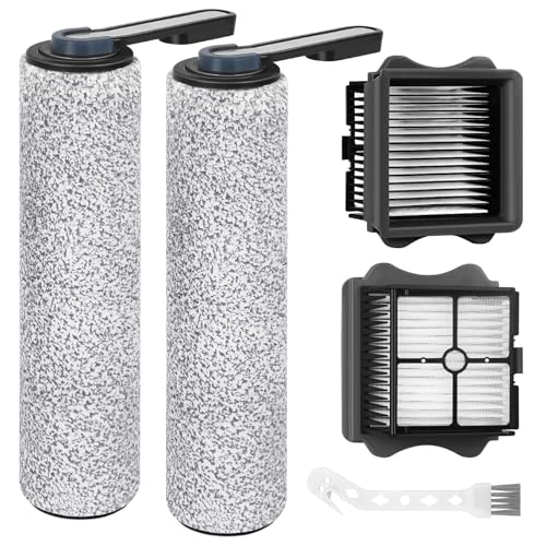 Zubehörset Ersatz für Tineco Floor One S5 / S5 Pro / S5 Pro 2 / S5 Extreme Nass-Trocken Staubsauger, 2 Bürstenrolle + 2 Filter + 1 Reinigungsbürste Zubehörset Ersatz für Tineco Floor One S5 / S5 Pro / S5 Pro 2 / S5 Extreme Nass-Trocken Staubsauger, 2 Bürstenrolle + 2 Filter + 1 Reinigungsbürste von Tomkity