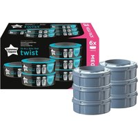 Nachfüllkassette Twis &Click + Sangenic Tec Windeleimer 6er Set von Tommee Tippee