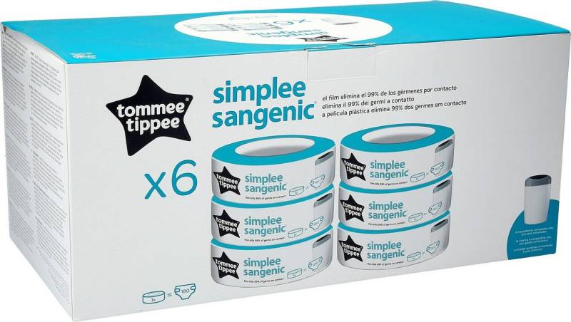 Tommee Tippee Folienbeutel, Zubehör für Tommee Tippee Simplee Windelentsorgungsbehälter von Tommee Tippee