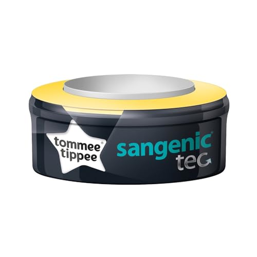 Tommee Tippee Nachfüllkassette Twist&Click + Sangenic Tec Windeleimer 1er Set (1 Stück) von Tommee Tippee
