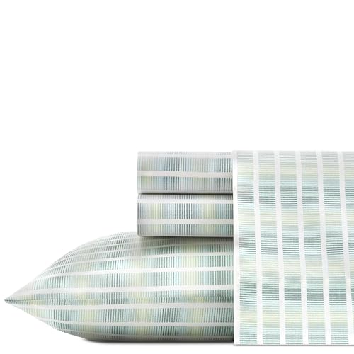 Tommy Bahama Perkal-Kollektion Bettwäsche-Set – 100% Baumwolle, knackig und kühl, leicht und feuchtigkeitsableitend, Off The Grid Grün/Blau/Weiß, King Tommy Bahama Perkal-Kollektion Bettwäsche-Set – 100% Baumwolle, knackig und kühl, leicht und feuchtigkeitsableitend, Off The Grid Grün/Blau/Weiß, King von Tommy Bahama