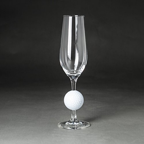 Sektglas mit einem Golfball von Tommy-GIS UG (haftungsbeschränkt)