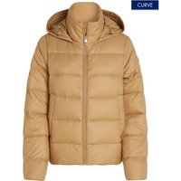 Tommy Hilfiger Curve Steppjacke "CRV CASUAL LW DOWN HOOD JACKET" mit Kapuze in Großen Größen, mit Kapuze, Stehkragen, Reißverschluss Tommy Hilfiger Curve Steppjacke "CRV CASUAL LW DOWN HOOD JACKET" mit Kapuze in Großen Größen, mit Kapuze, Stehkragen, Reißverschluss von Tommy Hilfiger Curve