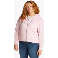 Tommy Hilfiger Curve Sweatjacke "CRV REG SCRIPT ZIP HOODIE" in Großen Größen, Kapuze, Zipper, Logoschriftzug Tommy Hilfiger Curve Sweatjacke "CRV REG SCRIPT ZIP HOODIE" in Großen Größen, Kapuze, Zipper, Logoschriftzug von Tommy Hilfiger Curve