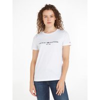 Tommy Hilfiger Rundhalsshirt "HERITAGE HILFIGER C-NK REG TEE" mit gesticktem Tommy Hilfiger Linear Logo-Schriftzug Tommy Hilfiger Rundhalsshirt "HERITAGE HILFIGER C-NK REG TEE" mit gesticktem Tommy Hilfiger Linear Logo-Schriftzug von Tommy Hilfiger