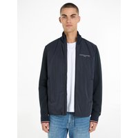 Tommy Hilfiger Blouson "TOMMY LOGO MIX MEDIA STAND ZIP" von Tommy Hilfiger